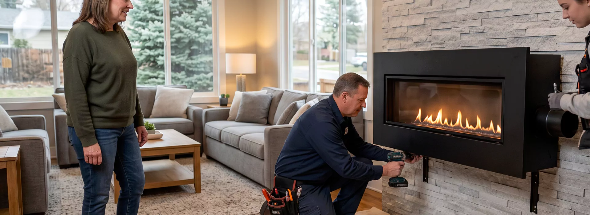 Floating Fireplace Installation Inglewood, CA