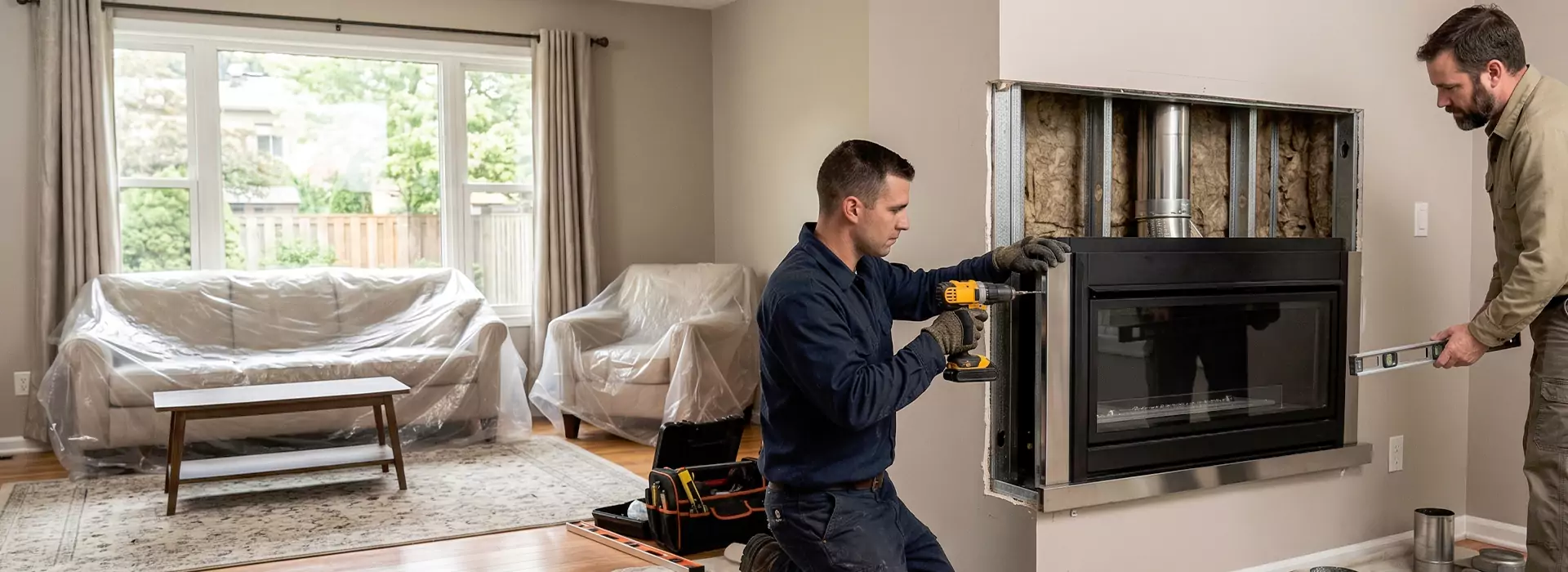Prefabricated Fireplace Installation in Inglewood, CA