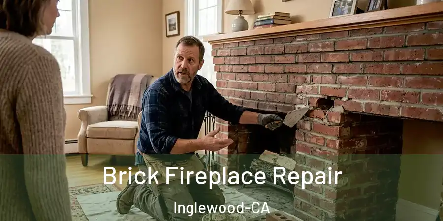  Brick Fireplace Repair Inglewood-CA