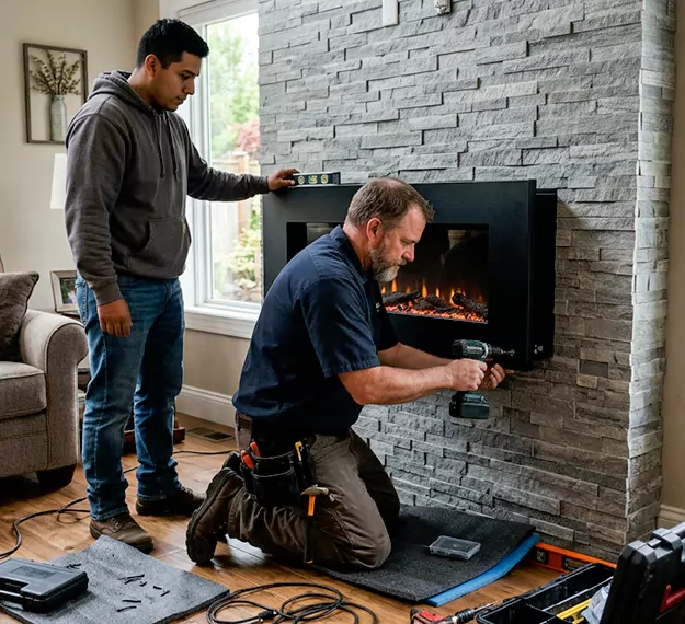 Certified Floating Fireplace Installation Company: Your Local Floating Mantel Installer in Inglewood, CA