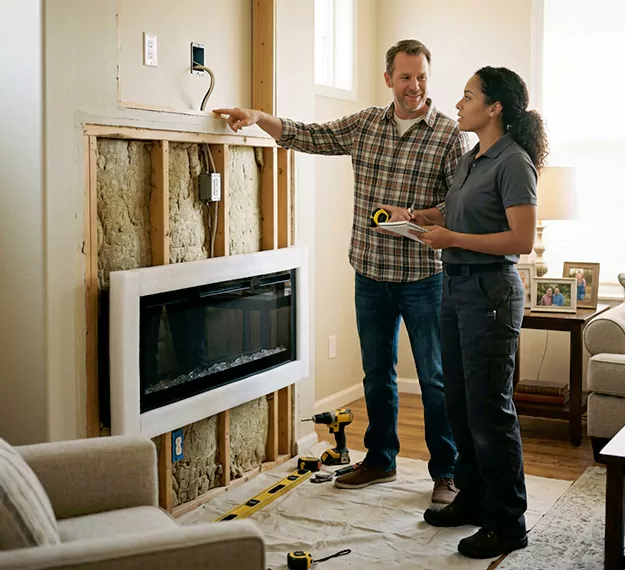 Why Inglewood, CA Homeowners Choose Our Electric Fireplace Installation Team?