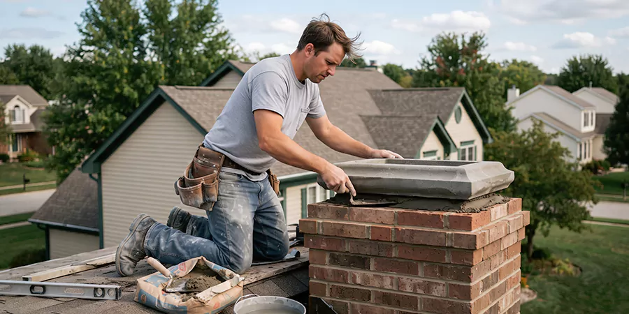 Stone Chimney Crown Installation Inglewood