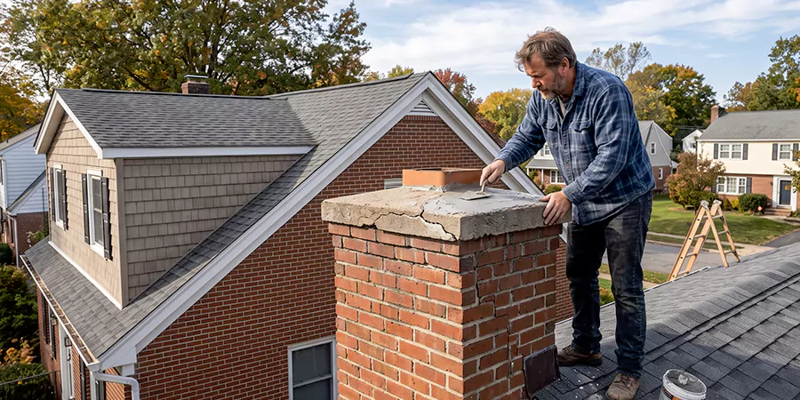 Brick Chimney Crown Repair Inglewood