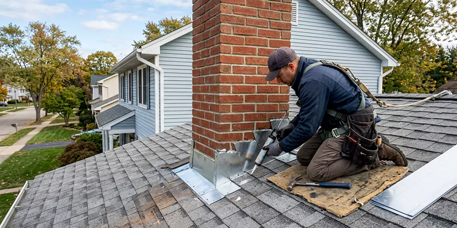 Roof and Chimney Flashing Leak Repair Inglewood