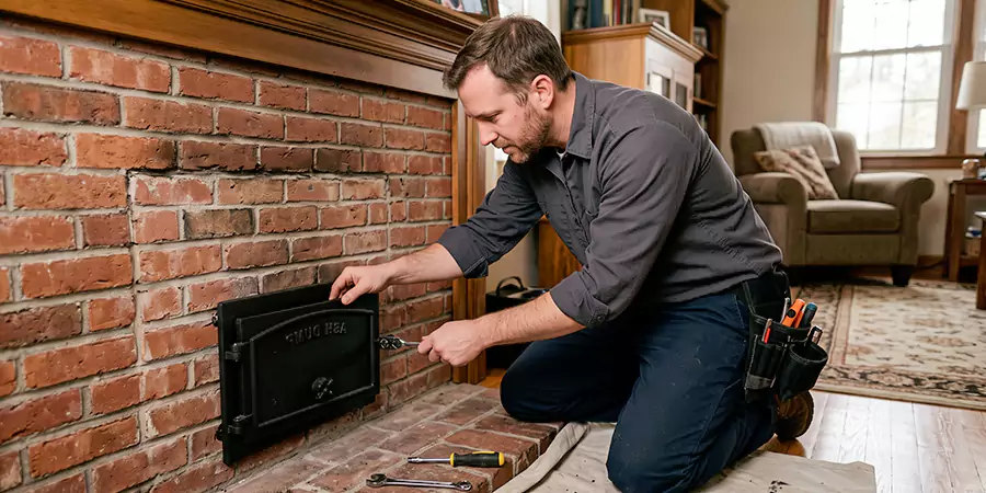 Fireplace Ash Dump Door Installation Inglewood