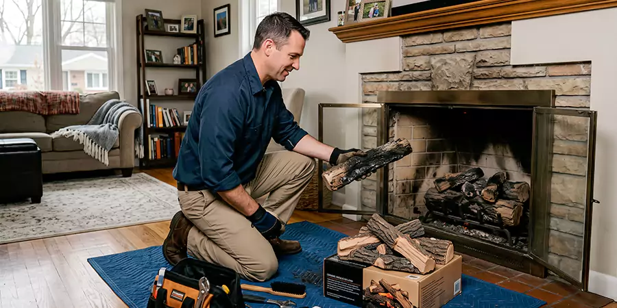 Replacing Gas Fireplace Logs Inglewood
