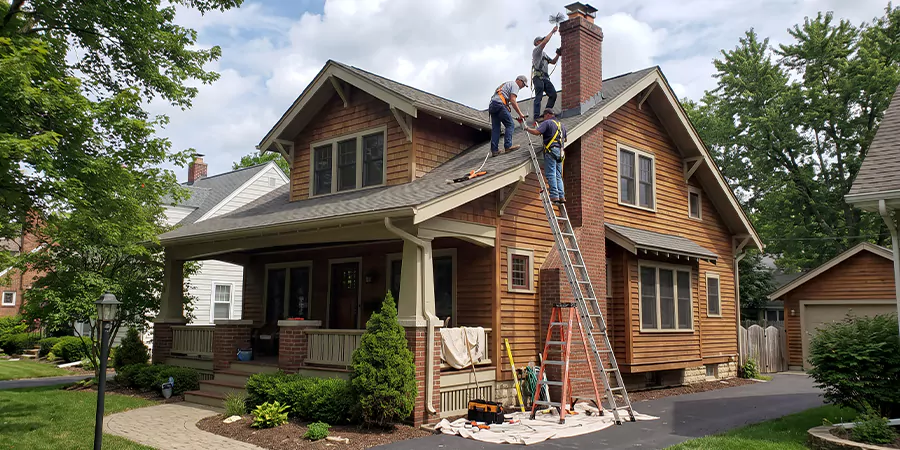 Residential Chimney Masonry Repair and Tuckpointing Inglewood
